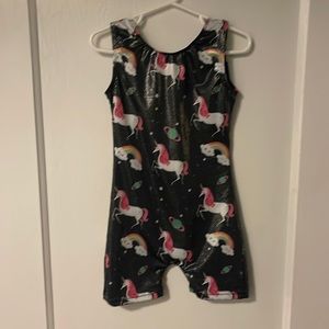Girls Leotard (Unicorn / Rainbow)